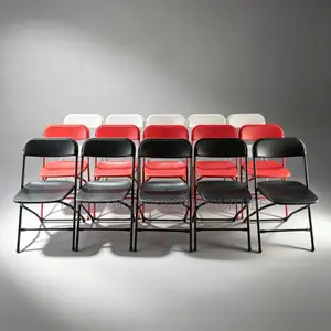 Ghana Stock! Brand New Heavy Duty Plastic Folding Chairs