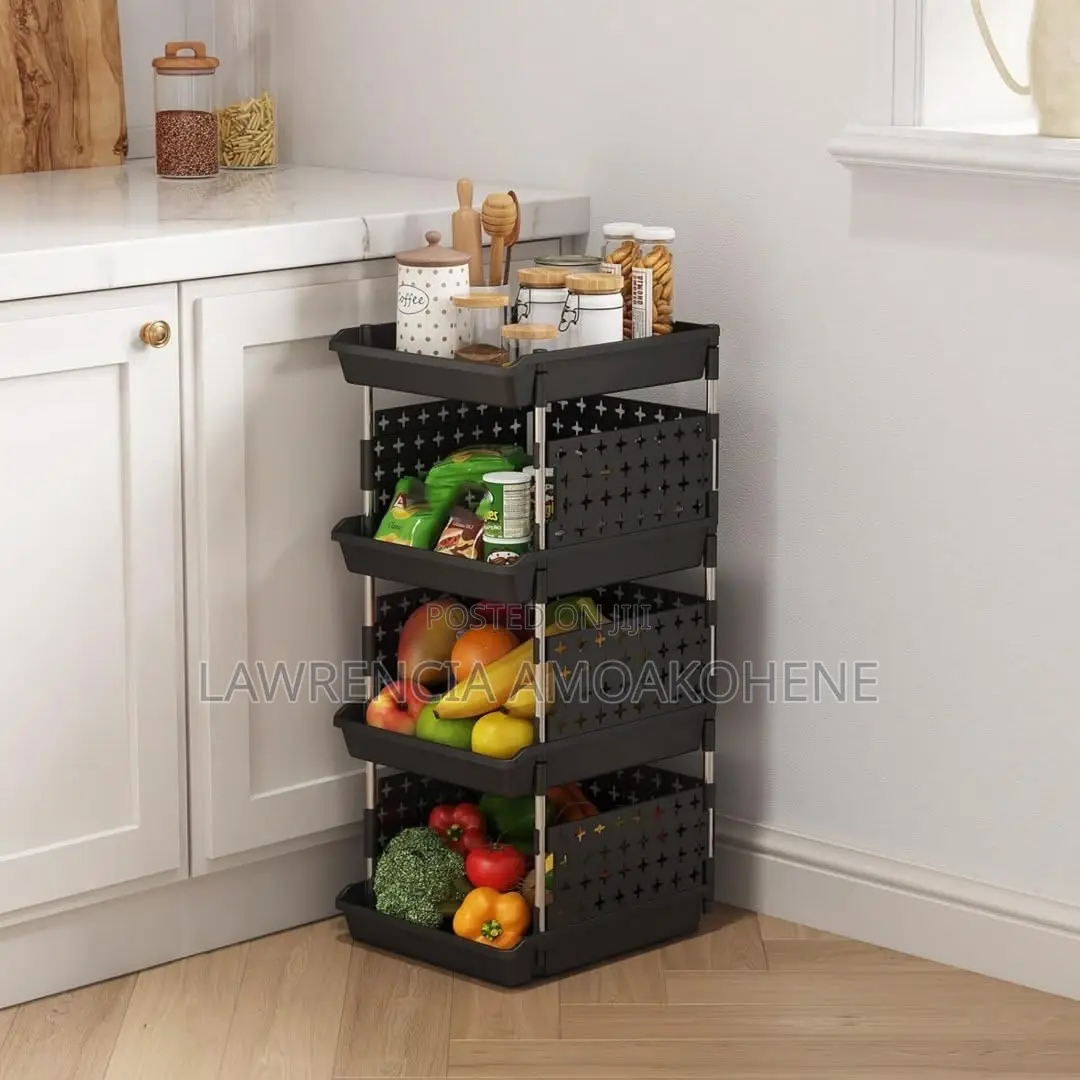 4 Tier Rolling Storage Cart