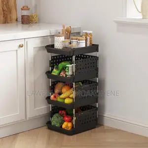 4 Tier Rolling Storage Cart