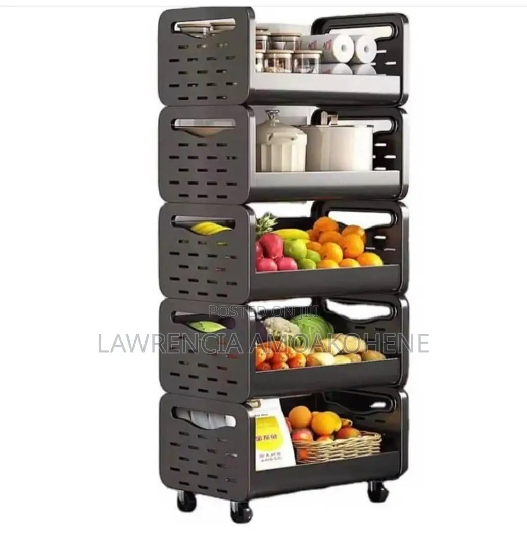 4 Tier Rolling Storage Cart