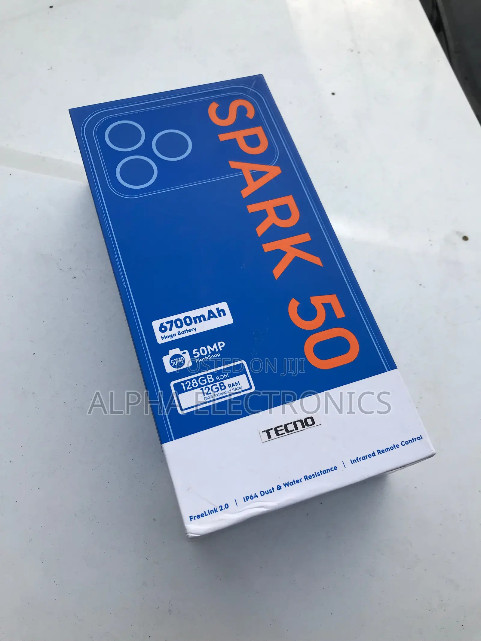 New Tecno Spark 50 128 GB Gray
