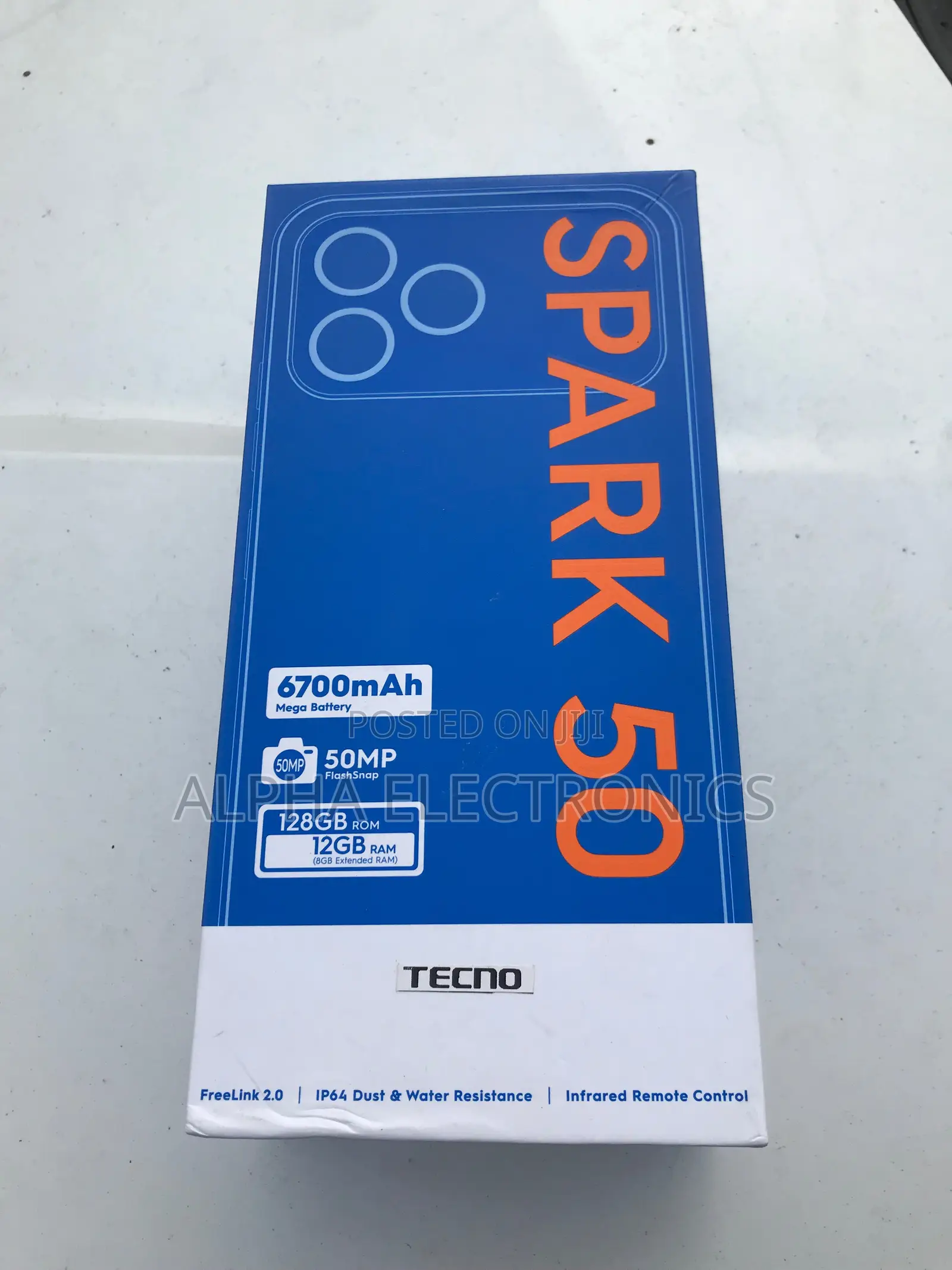 New Tecno Spark 50 128 GB Gray