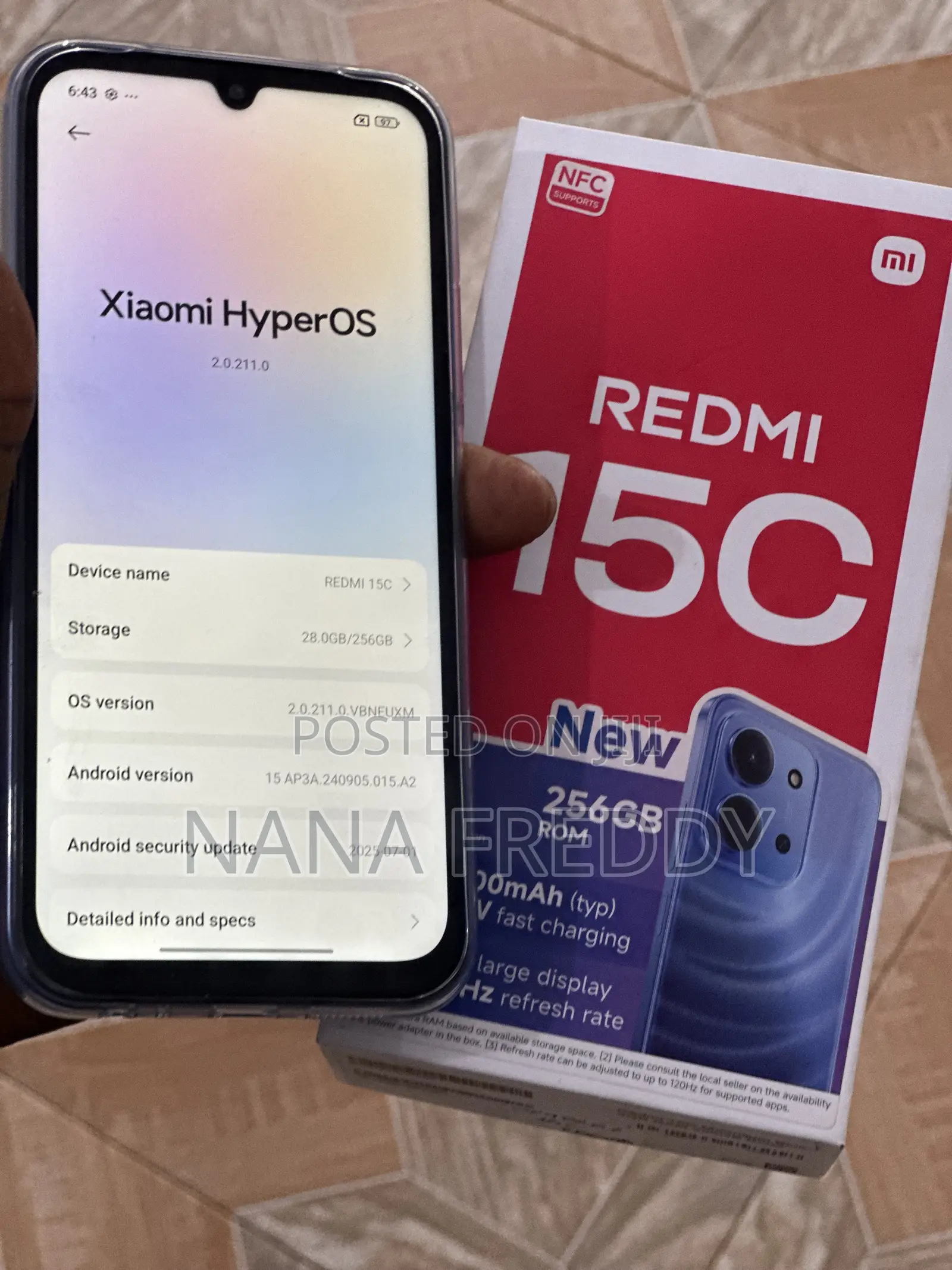 Xiaomi Redmi 15C 4G 256 GB Blue