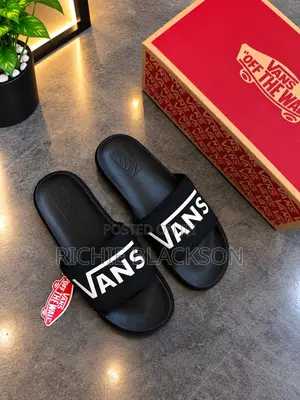 Vans Slides Black