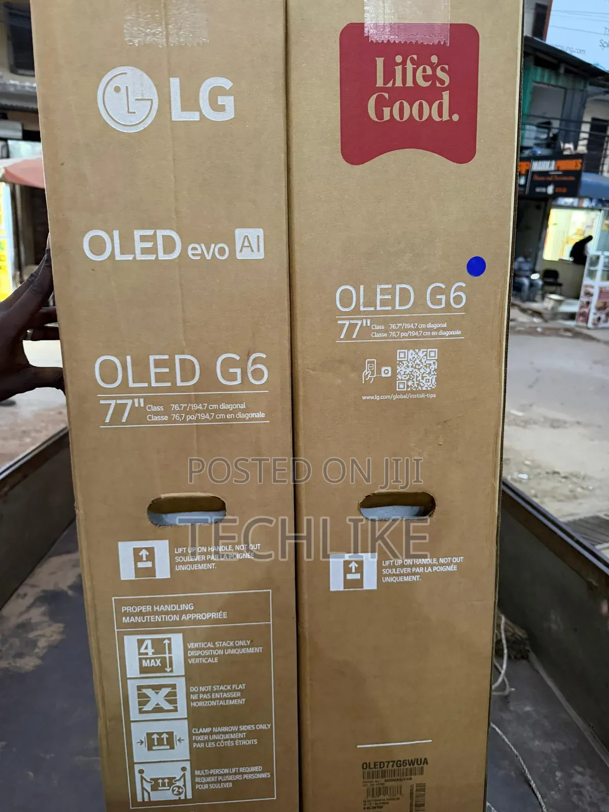 77" LG Television Oled G6 EvoAi
