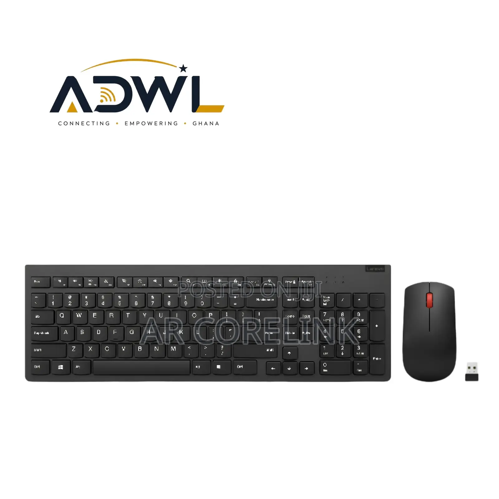 Lenovo Essential Wireless Combo Gen 2 – Keyboard and Mouse --Black