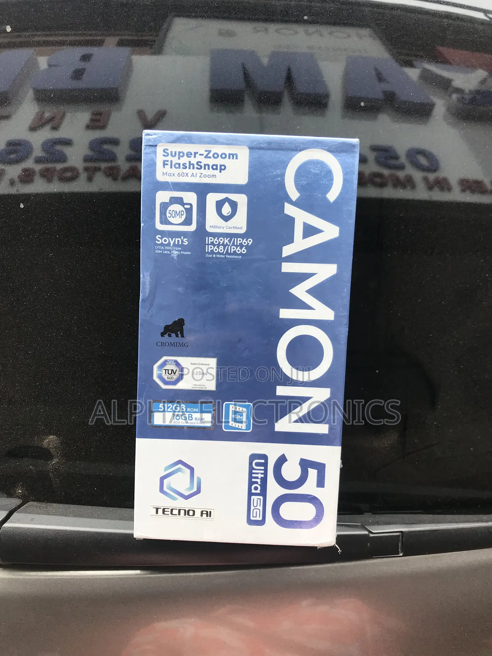 New Tecno Camon 50 Ultra 512 GB Black