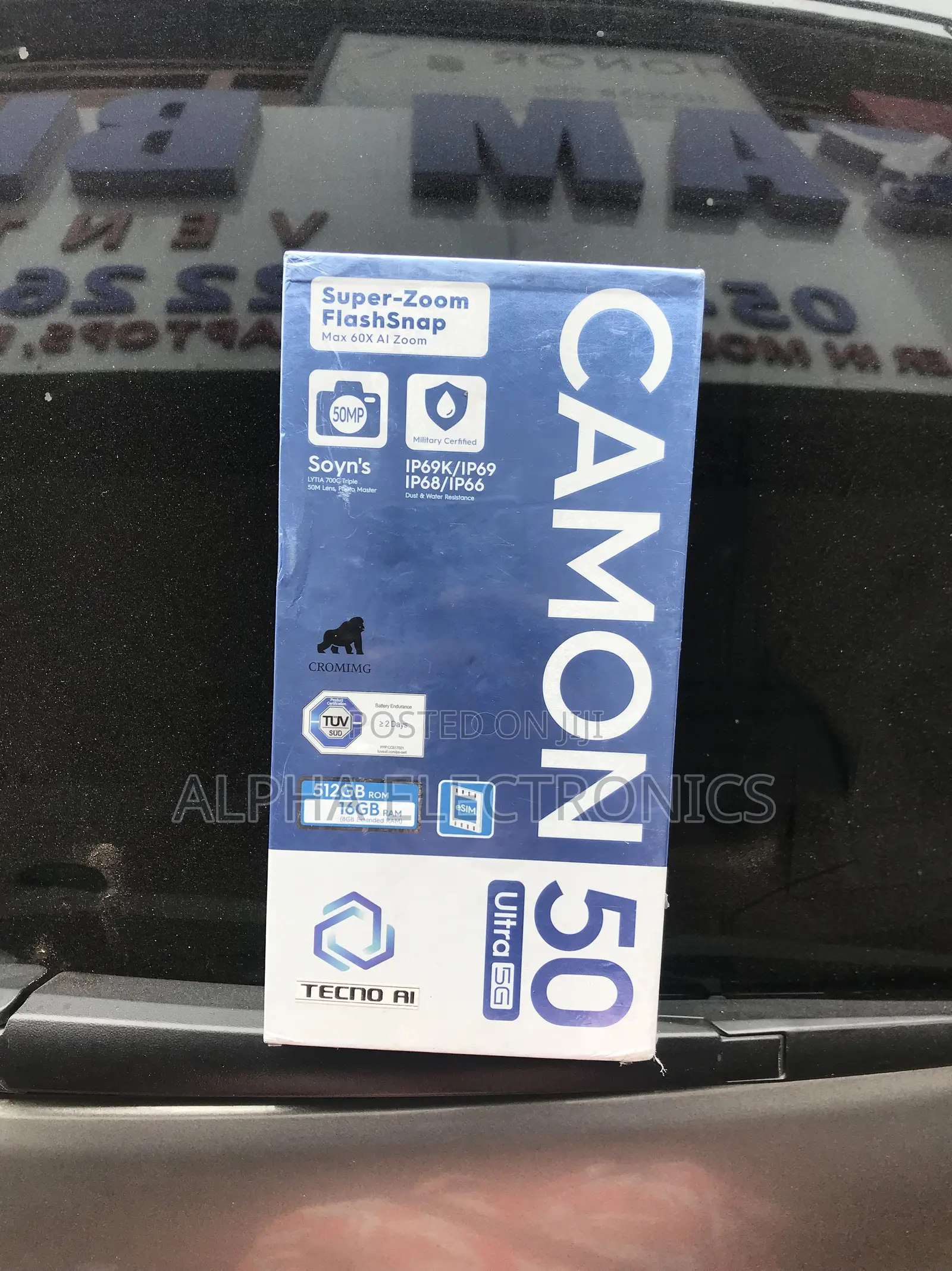 New Tecno Camon 50 Ultra 512 GB Black