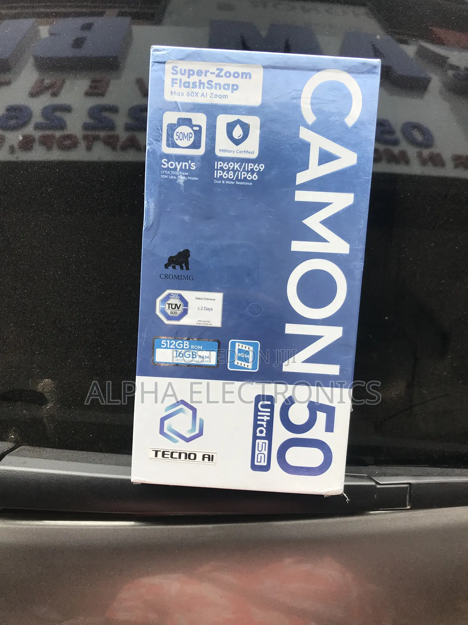 New Tecno Camon 50 Ultra 512 GB Black