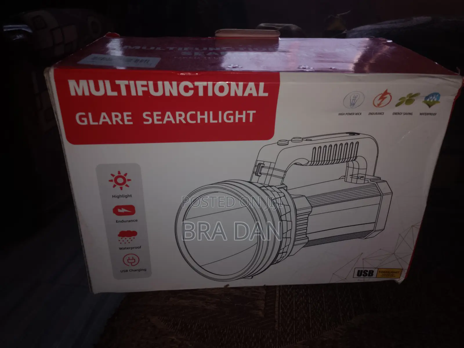 Searchlight With Power Bank