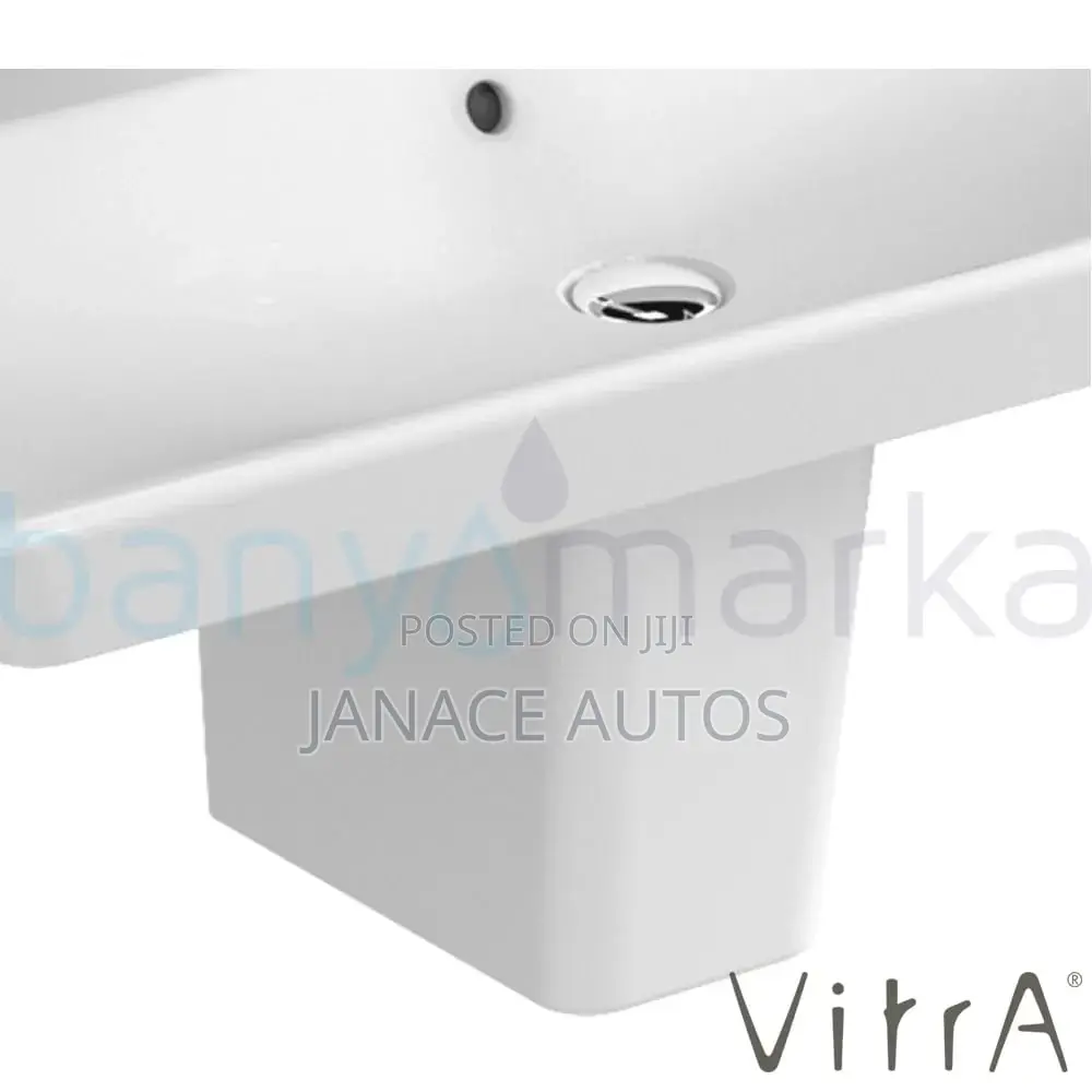 VitrA T4 Sink Ceramic Semi-Pedestal