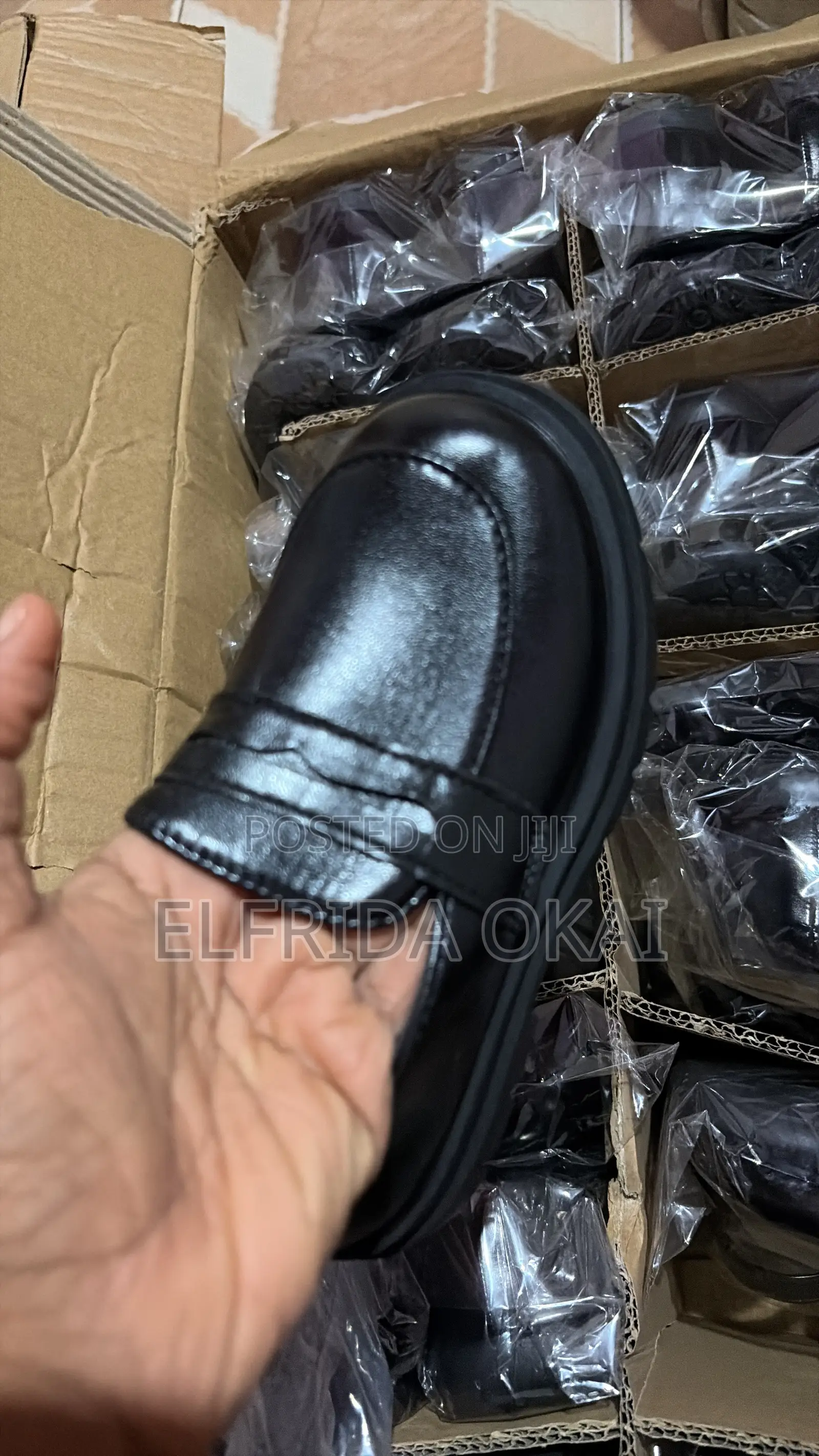 School Black Shoes
