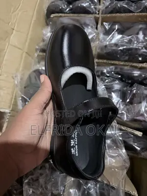 School Black Shoes