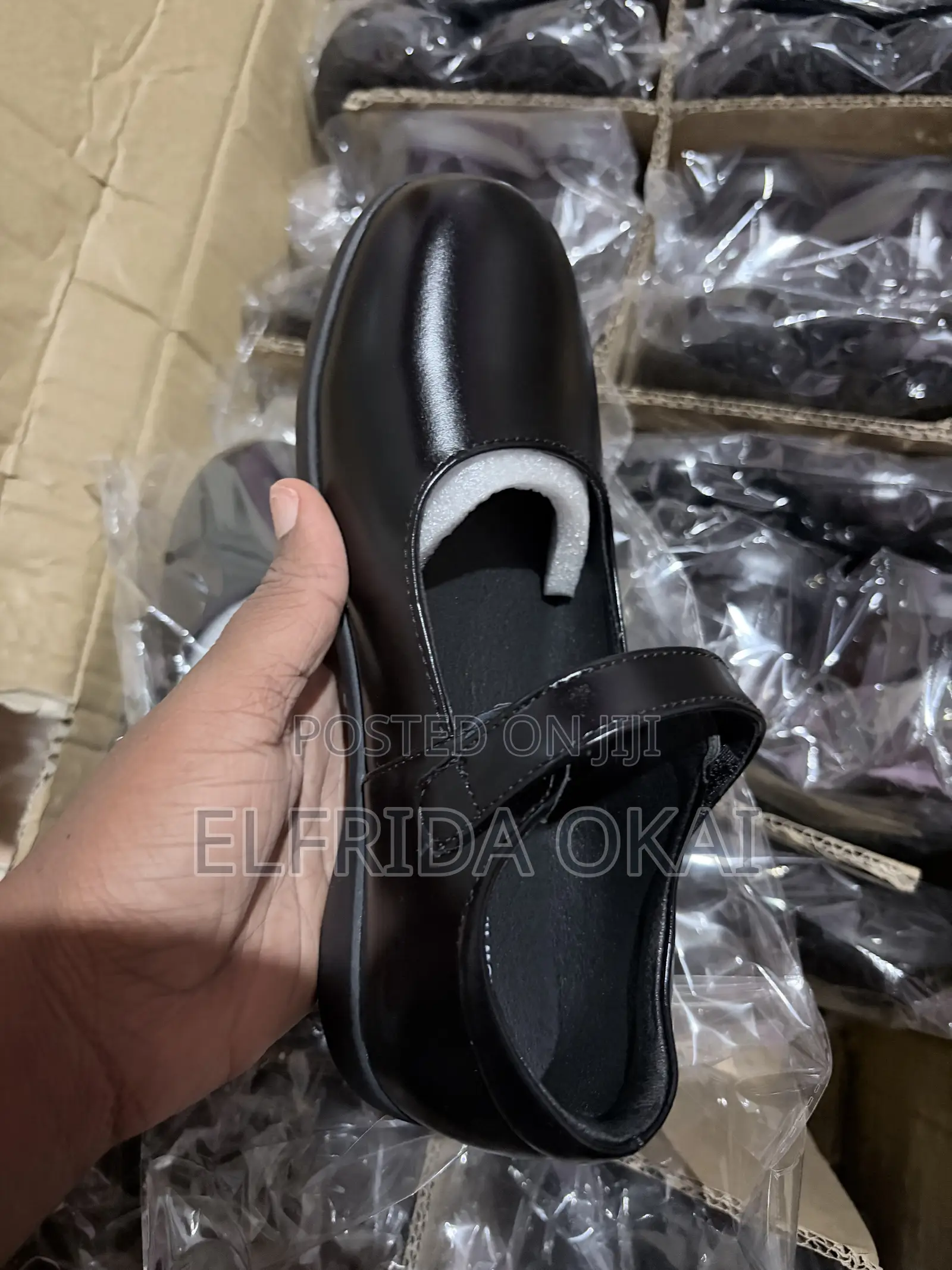 School Black Shoes