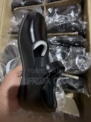 School Black Shoes