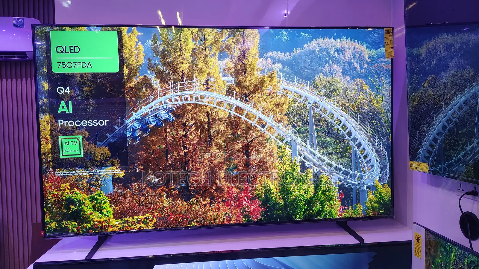 Samsung -75” Class Q7F Series QLED UHD SamsungVision AI Smart Tizen
