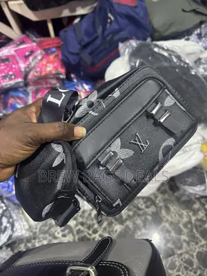 Premium Quality Mini LV Sidebag With Mini Purse Thick Texture Bag.