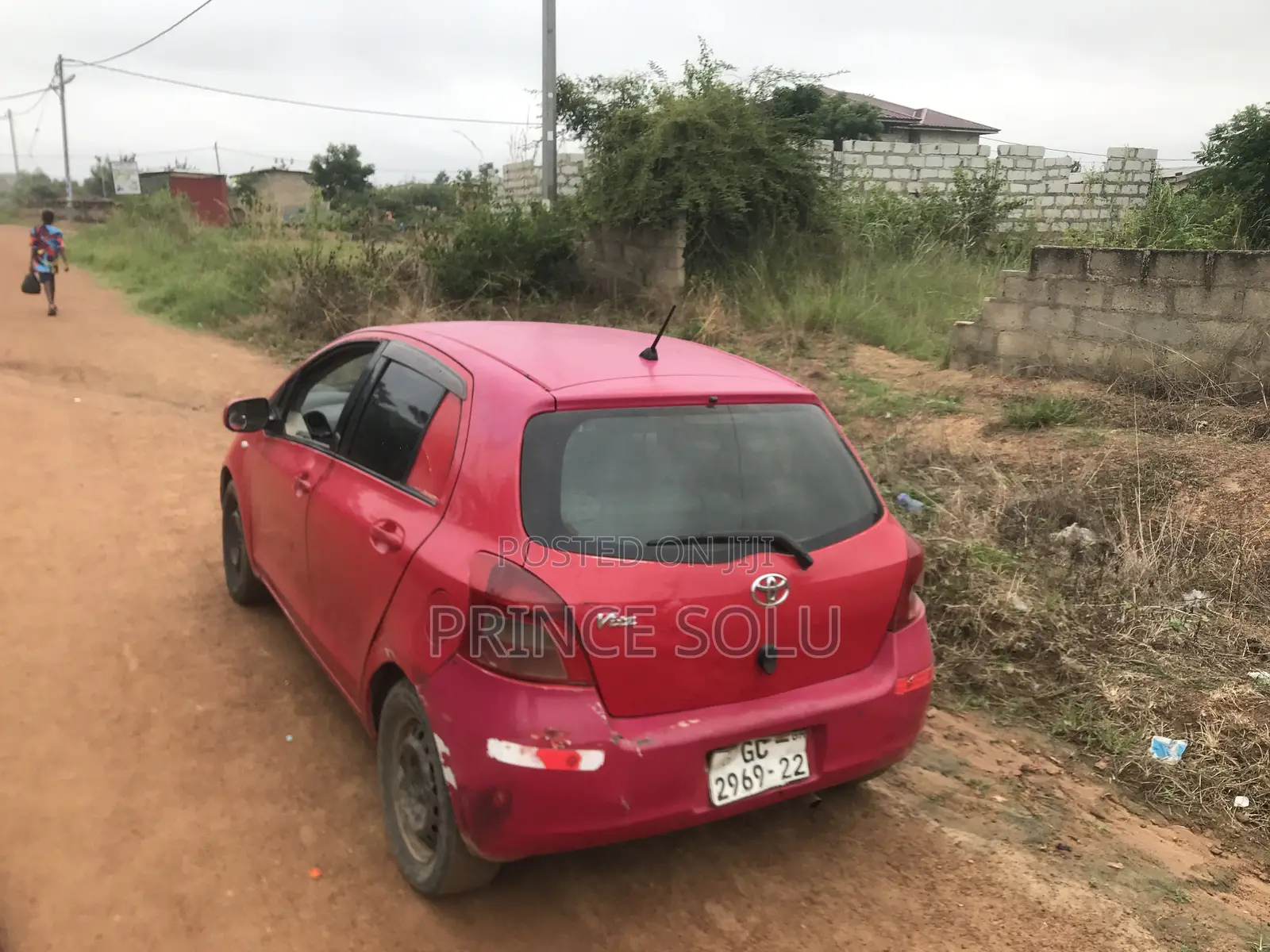 Toyota Vitz 1.5 FWD 3dr 2009 Red