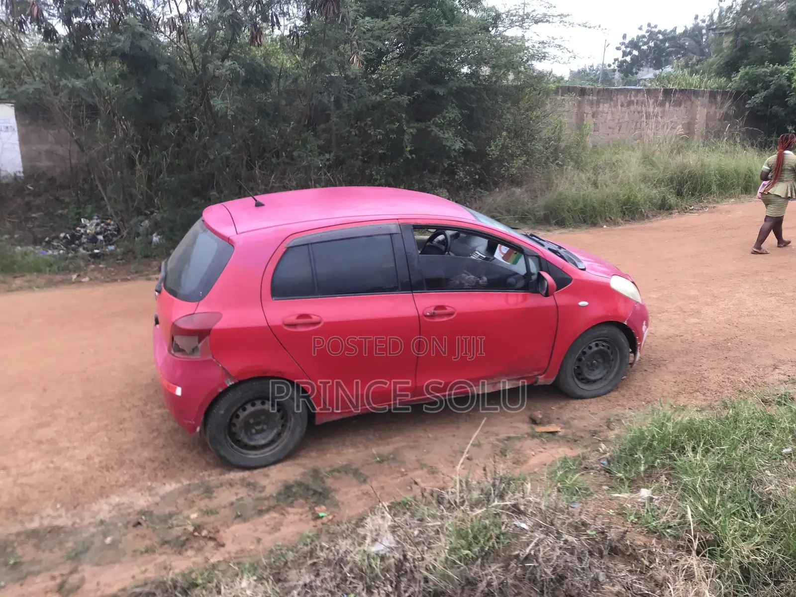 Toyota Vitz 1.5 FWD 3dr 2009 Red