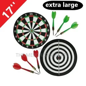 Extra Large Size 17 Inch Double Side Adult Sports Party Dartboard Game