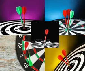 Extra Large Size 17 Inch Double Side Adult Sports Party Dartboard Game