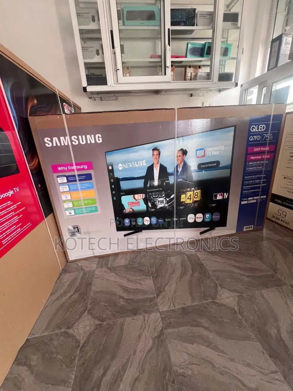 Samsung -75” Class Q7F Series QLED UHD SamsungVision AI Smart Tizen