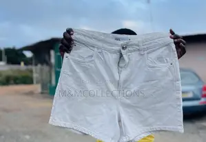 White Denim Shorts