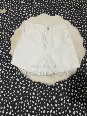 White Denim Shorts