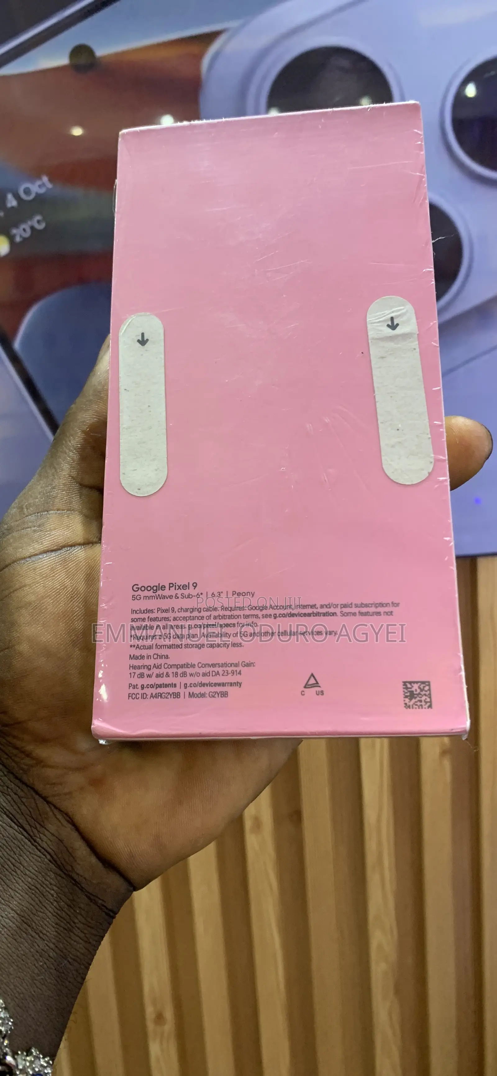 New Google Pixel 9 256 GB Rose Gold
