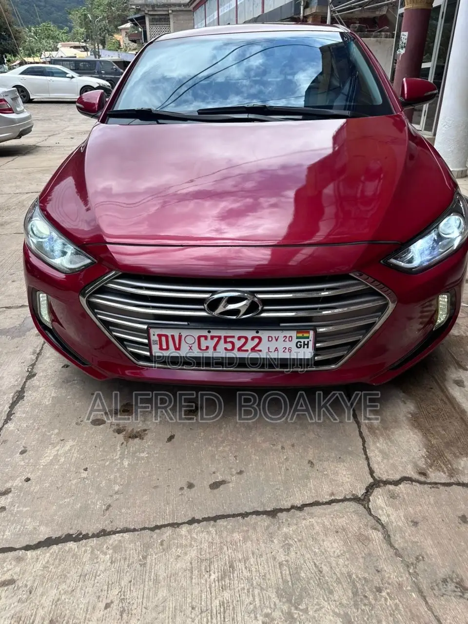 Hyundai Elantra Limited Sedan FWD (2.0L 4cyl 6A) 2017 Red