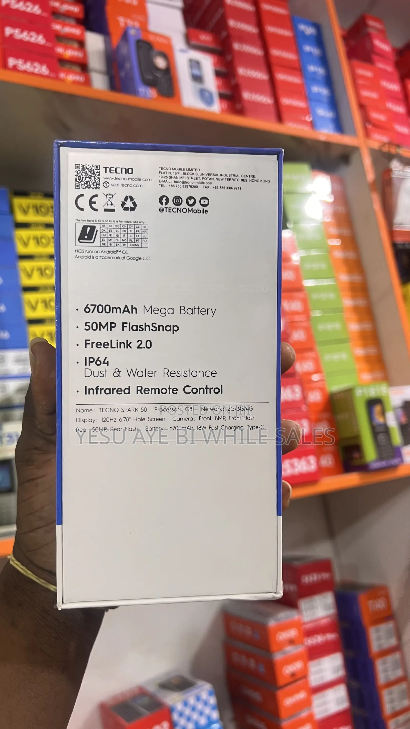 New Tecno Spark 50 128 GB