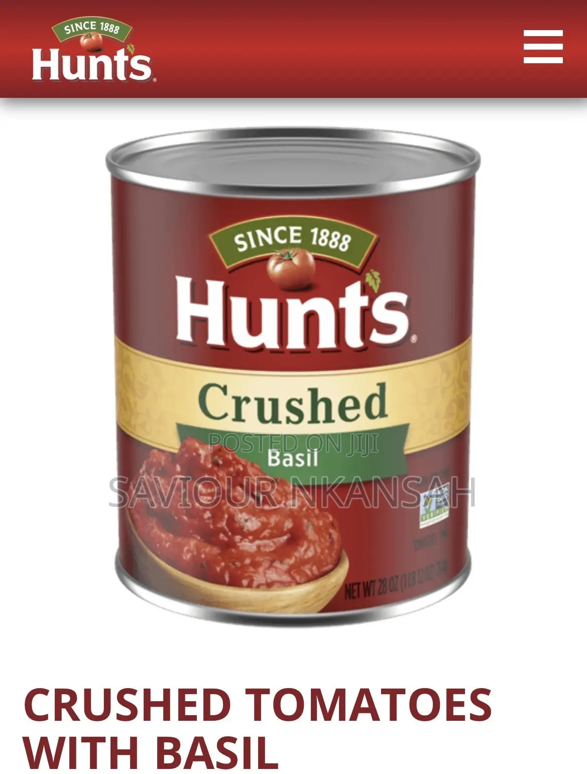 Crushed Tomatoes