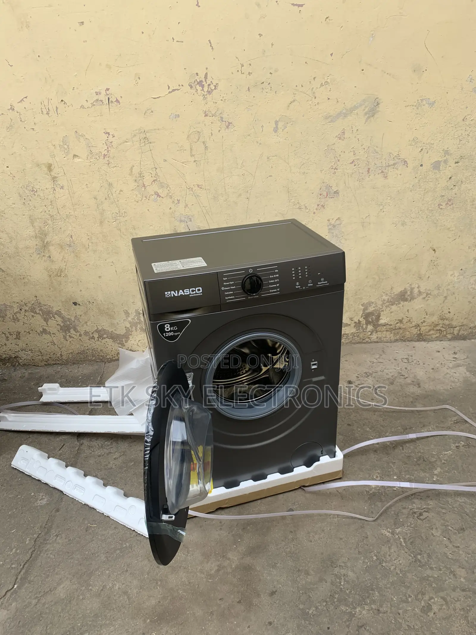 Correctly Made Nasco 8kg Front Load Washing Machine