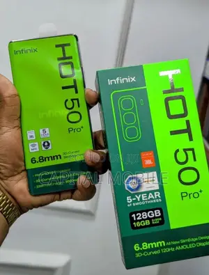 New Infinix Hot 50 Pro+ 4G 256 GB Black