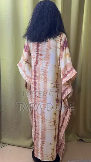 Tie-Dye Kaftan Maxi Dress