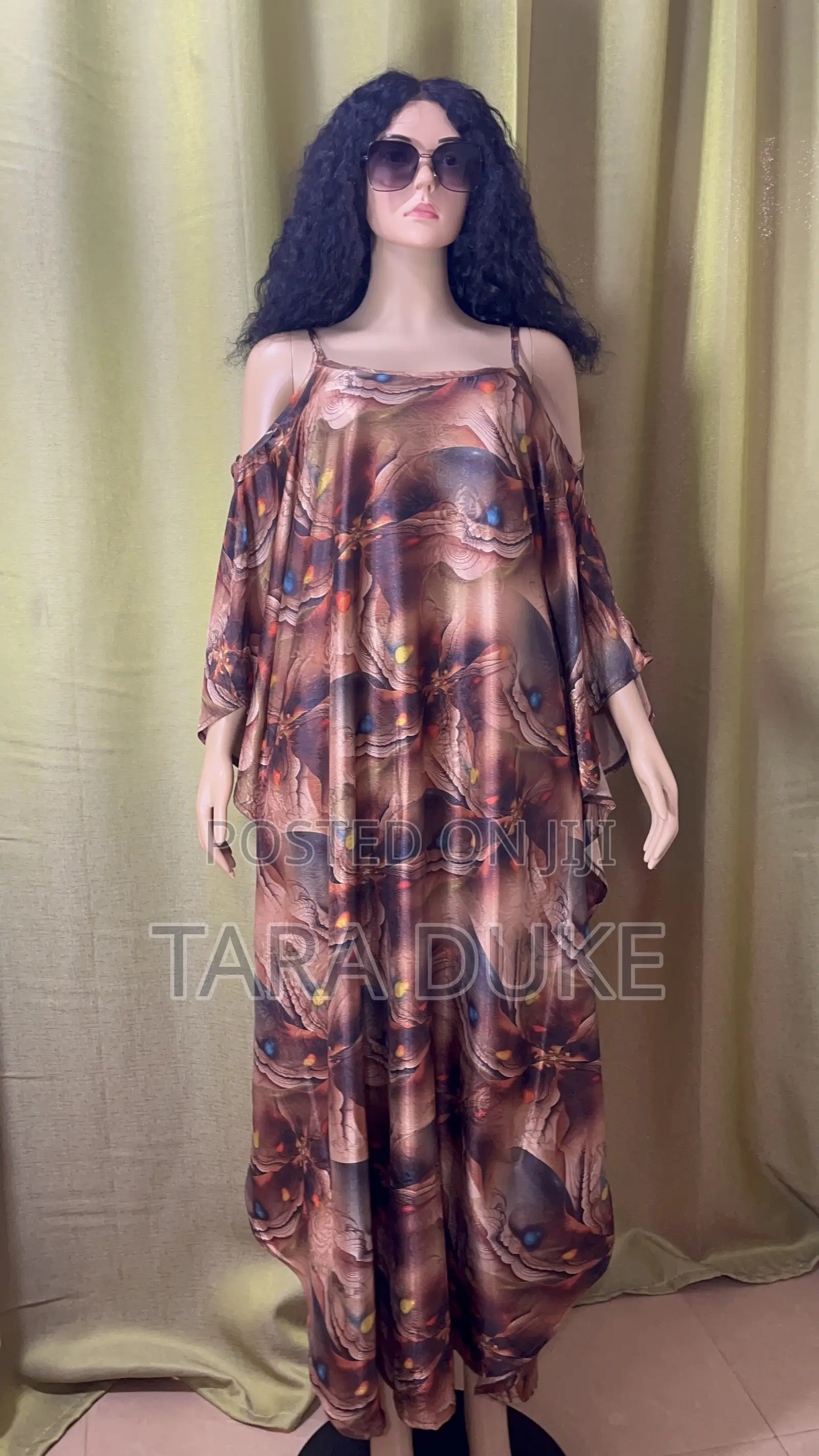 Women’s Silk Kaftan Maxi Dress