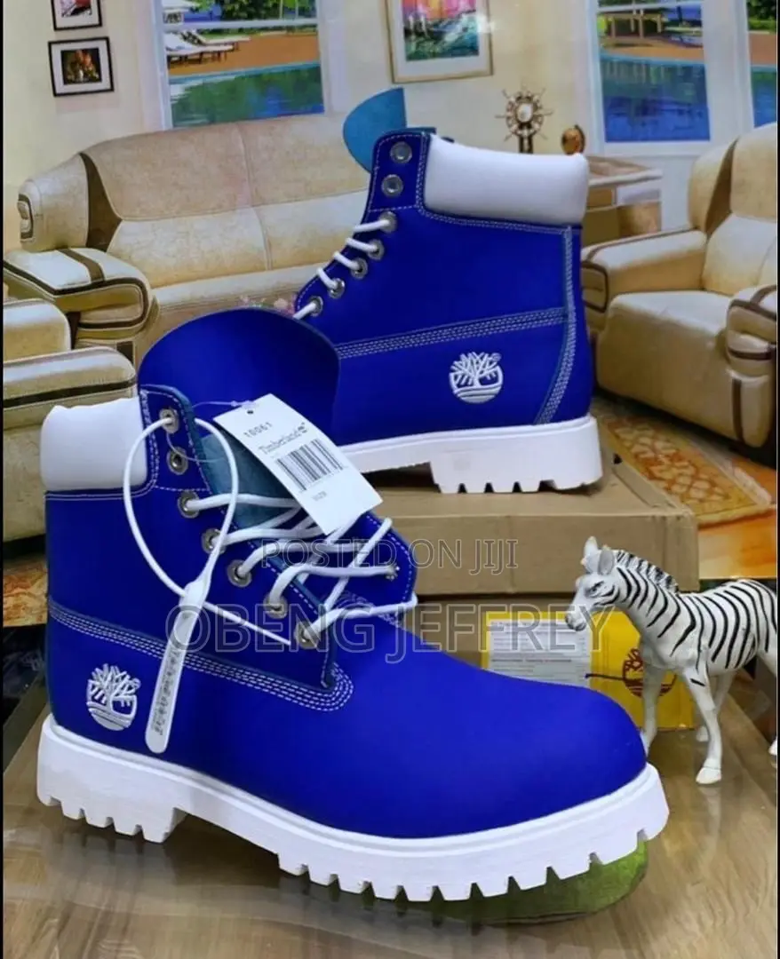 Original Timberland Waterproof Boot Blue/White