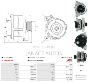 As-Pl A1012 Alternator Opel Corsa Astra Vectra Signum Saab 900 9-5 9-3