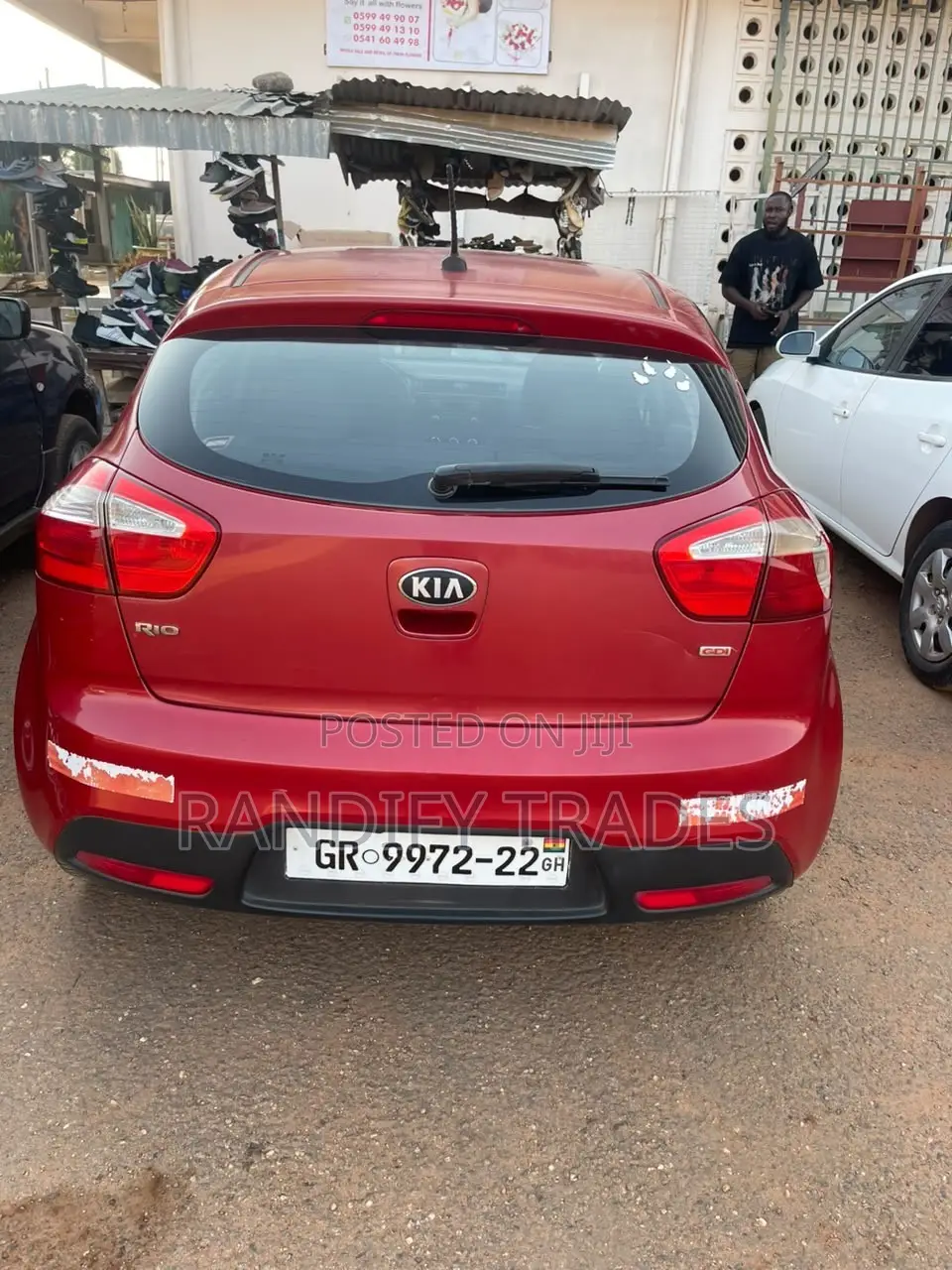 Kia Rio EX 4dr Hatchback (1.6L 4cyl 6A) 2013 Red
