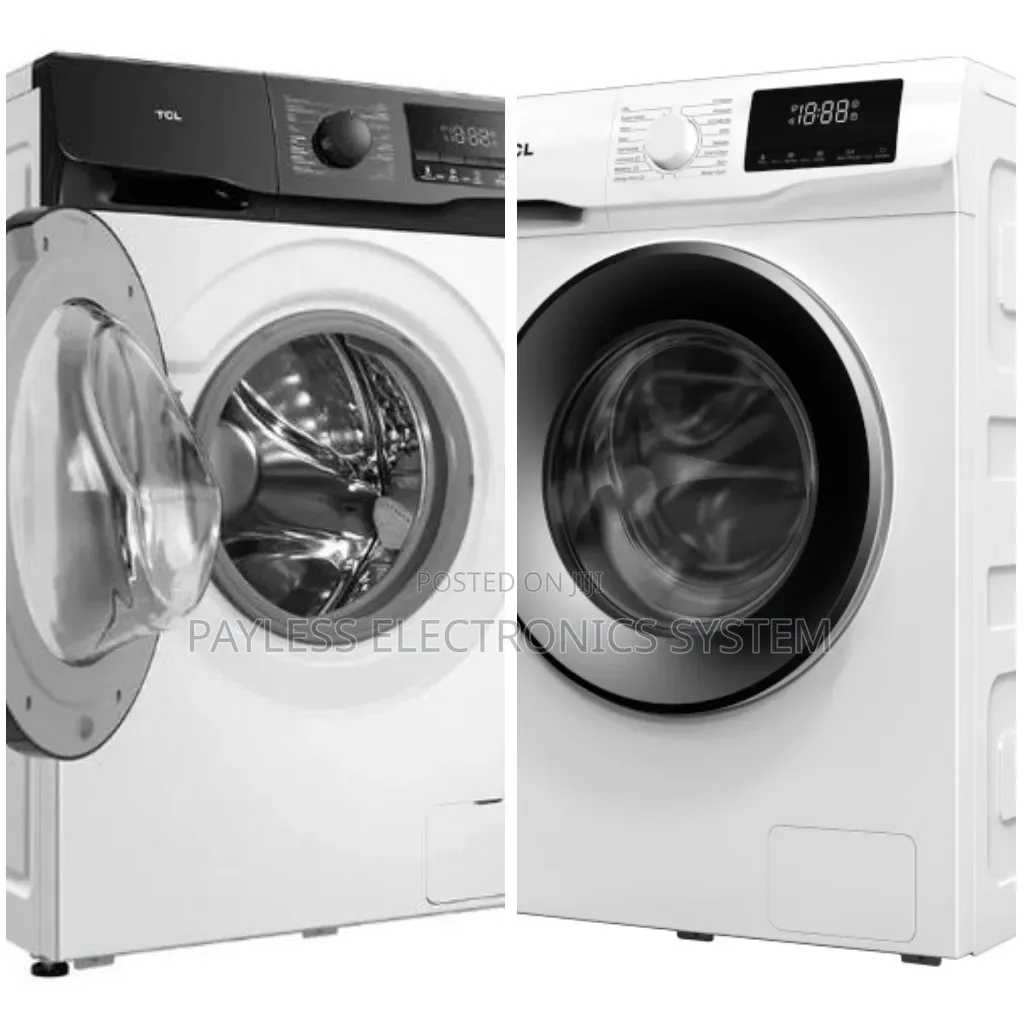 TCL 7KG Front-Load Inverter Washing Machine (P607FL) – White
