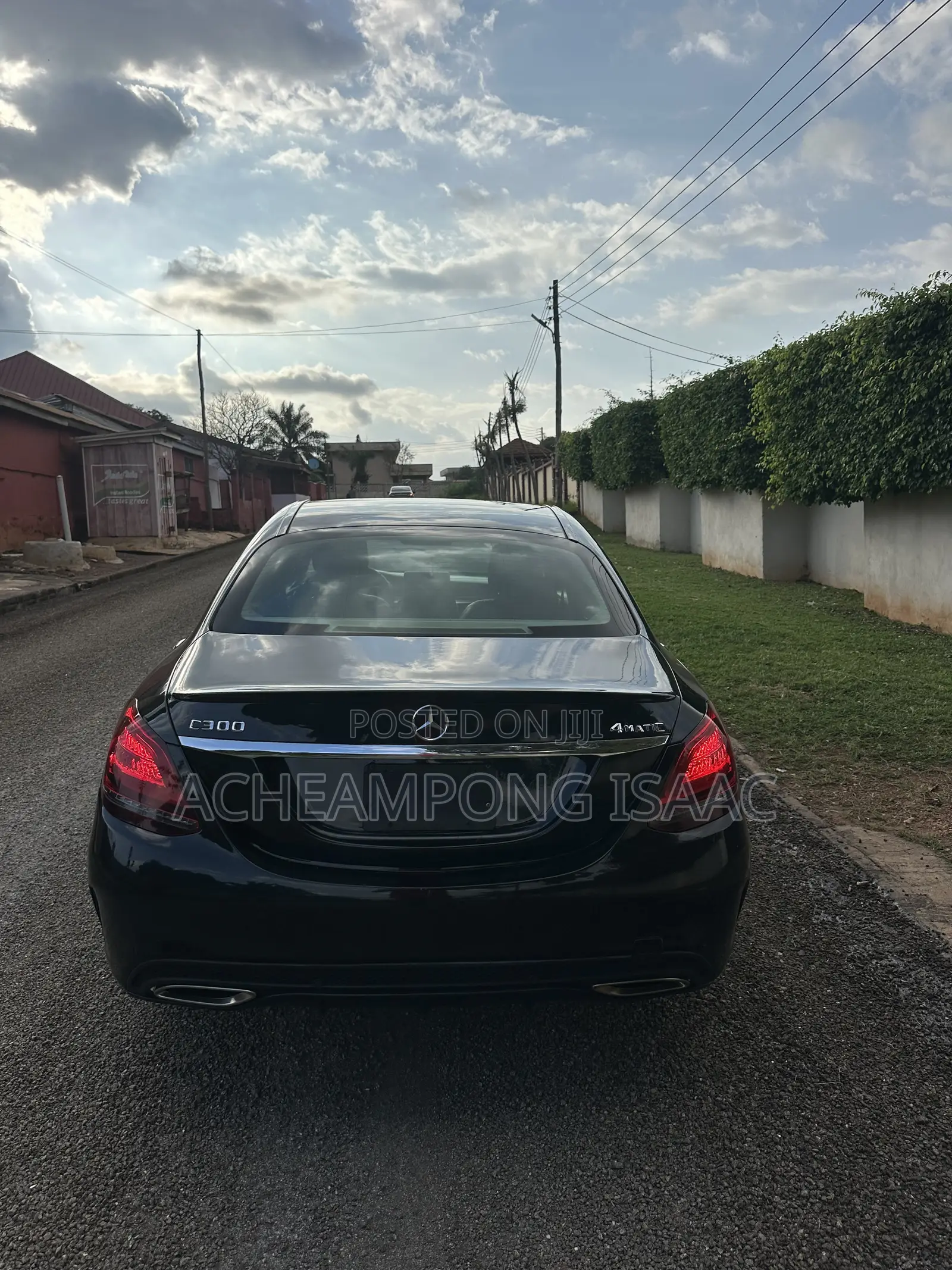 Mercedes-Benz C300 Luxury 4Matic Sedan AWD (2.0L 4cyl 7A) 2016 Black