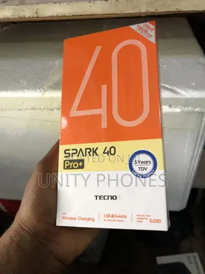New Tecno Spark 40 Pro+ 256 GB Black
