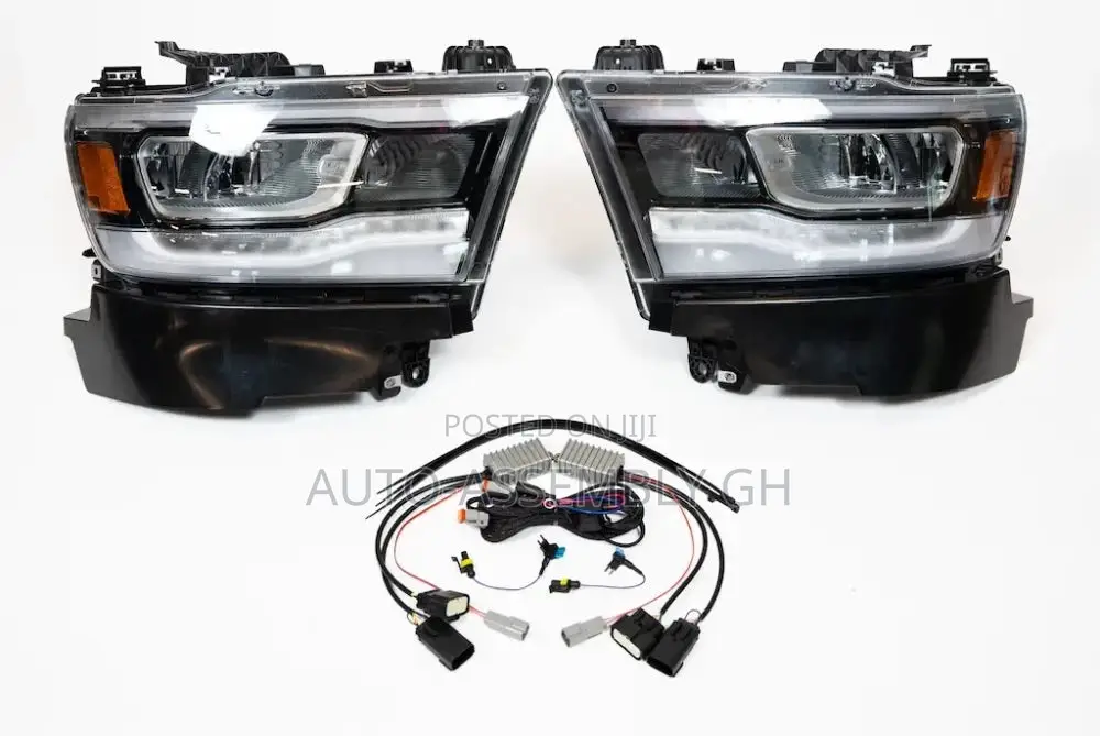 Dodge Ram 1500 Headlight PAIR 2019,2020,2021,2022,2023