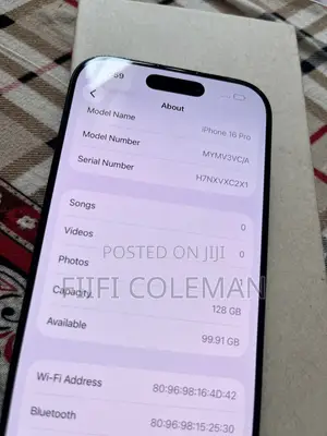 Apple iPhone 16 Pro 128 GB Black