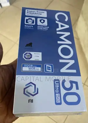 New Tecno Camon 50 Ultra 512 GB Black