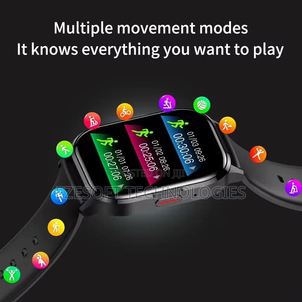 SENBONO Air3 Smart Watch AMOLED HD Display, Bluetooth Calling
