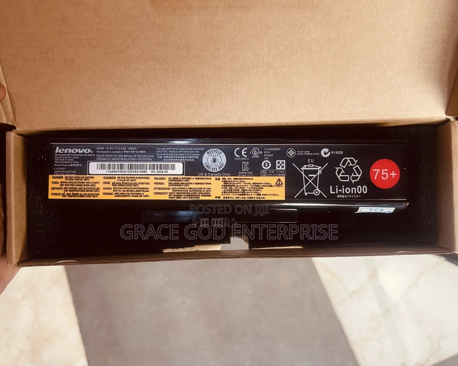Original Lenovo Battery 75+