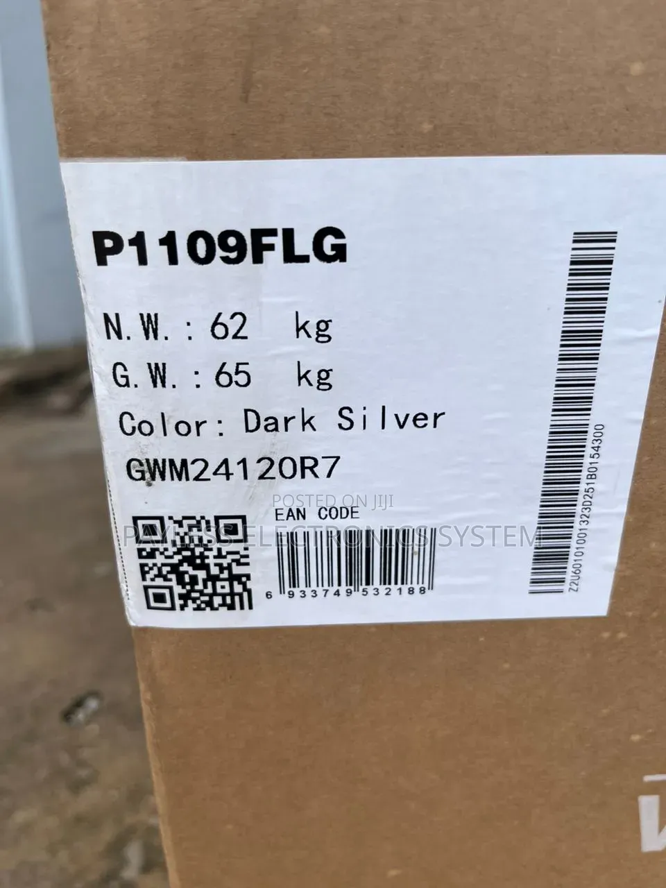 TCL P1109flg” Front-Load-Invertor-Washing-Machine-9Kg P1109FLG