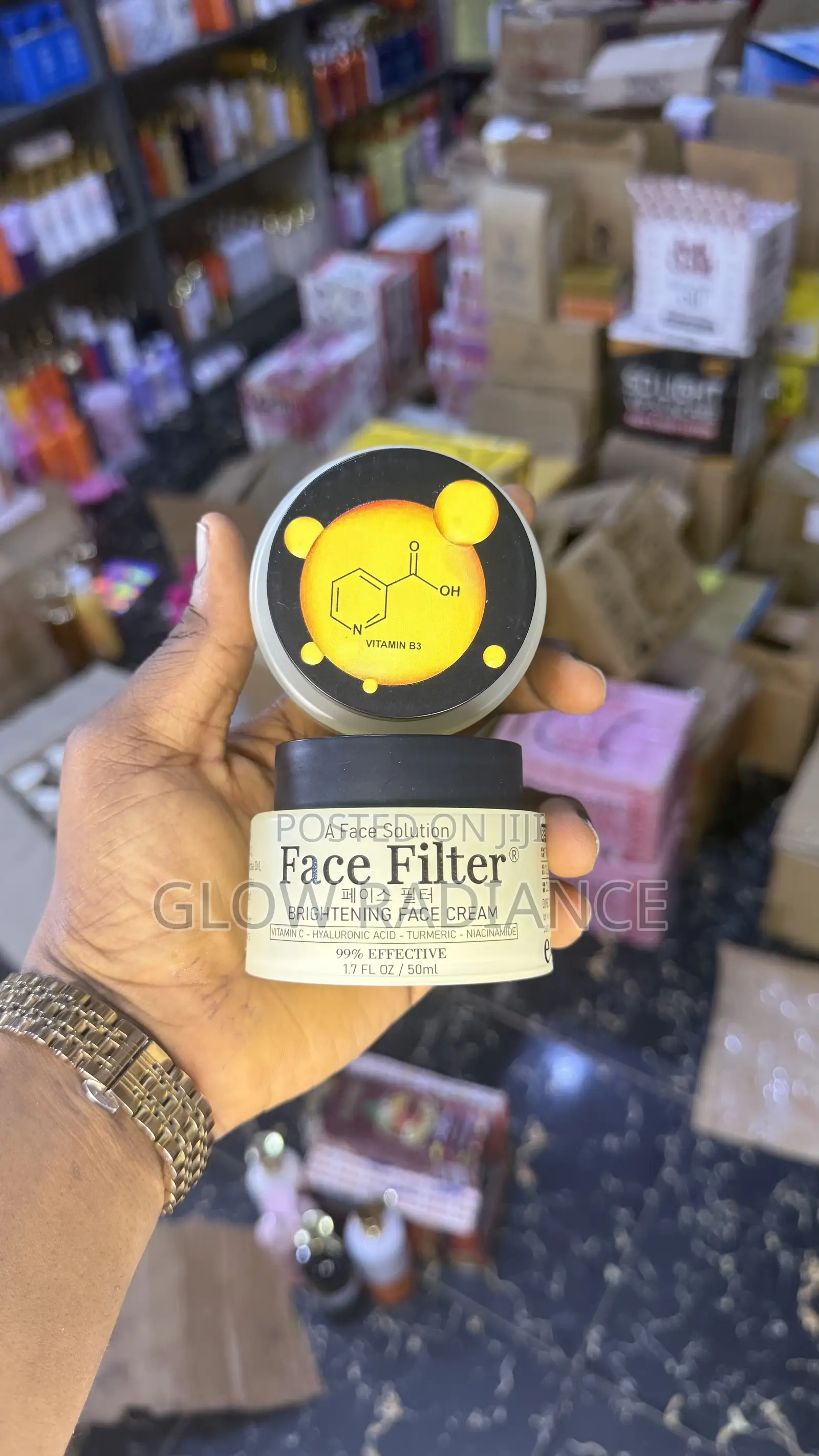 Face Filter Brightening Face Cream