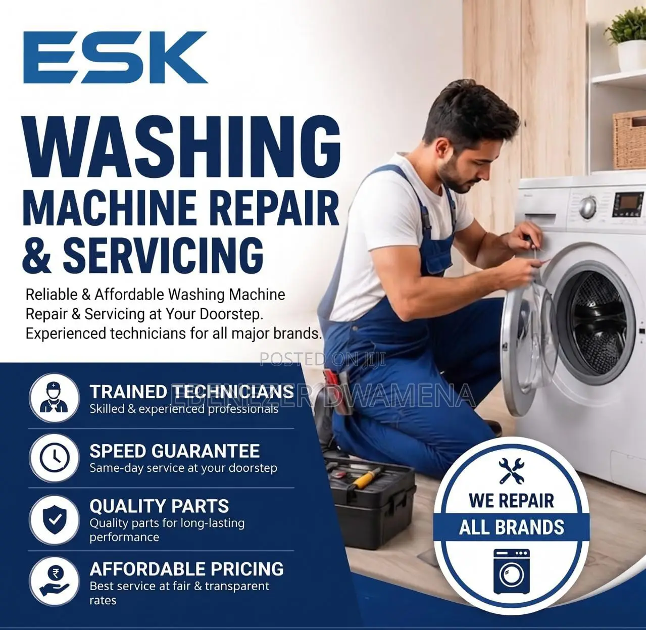 Esk Washing Machine and Servicing